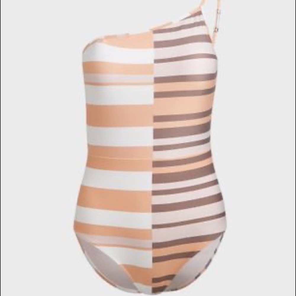 AERIE One Shoulder One Piece Swimsuit